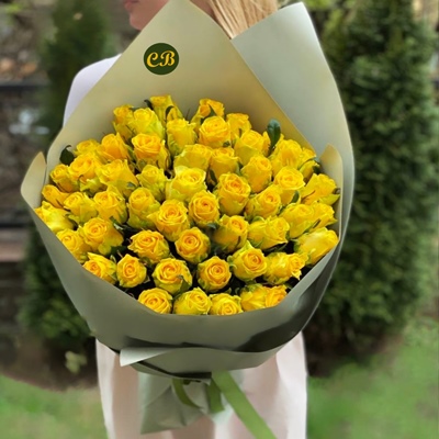 51 Yellow Roses to Istanbul