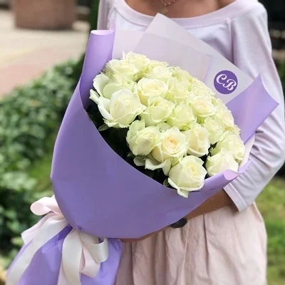 21 White Roses to Bodrum