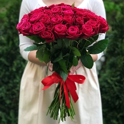 51 raspberry roses to Bodrum